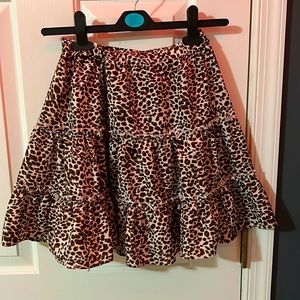Cheetah Print Skirt